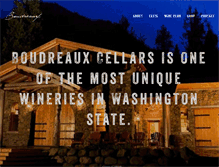 Tablet Screenshot of boudreauxcellars.com